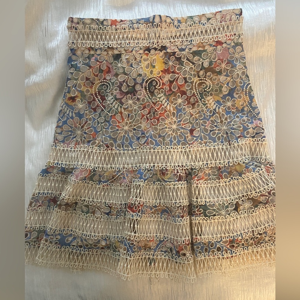 Zimmermann floral skirt in size 1